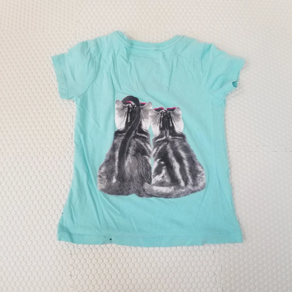 5/$30- Wonder Nation #Twinning Cat Shirt - Picture 4 of 6